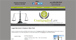 Desktop Screenshot of contiguglialaw.com