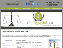 Tablet Screenshot of contiguglialaw.com